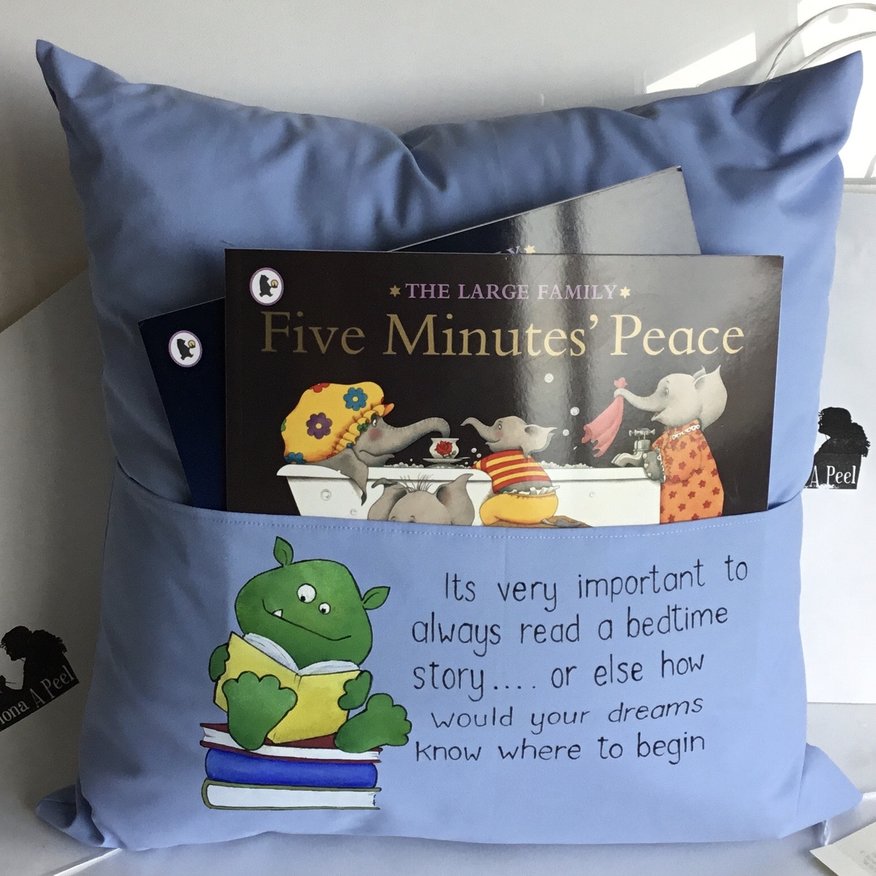 Monster book cushion
